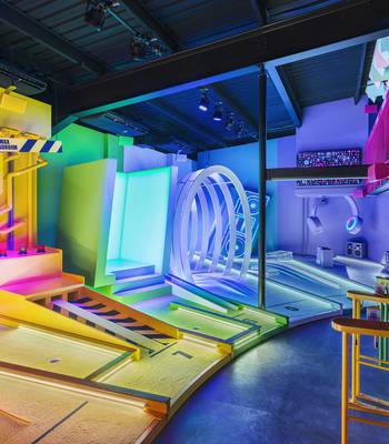 Pop Golf at BOXPARK Wembley in Wembley Park