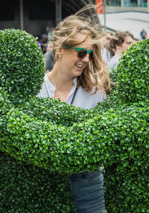 Hedge People at International Busking Day 2019 in Wembley Park