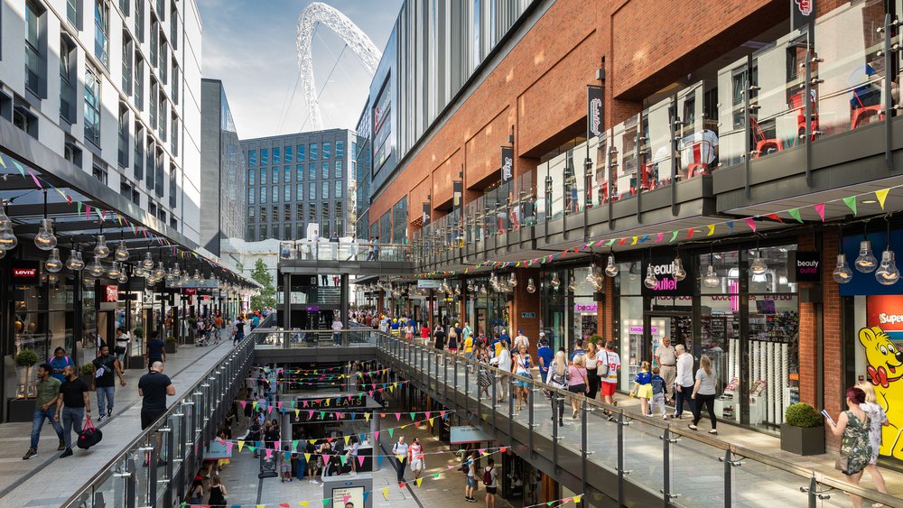 London Designer Outlet Shopping Mall View in Wembley Park
