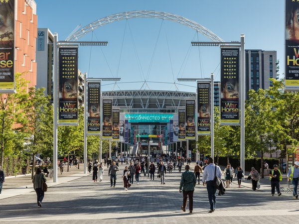 Olympic Way in Wembley Park