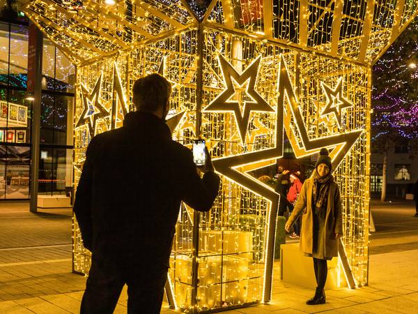 Christmas Star Box in Wembley Park