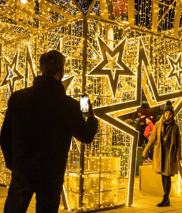 Christmas Star Box in Wembley Park