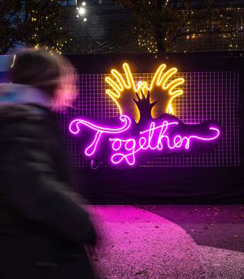 The Luminaze, a brand new light maze and art installation for Winter in Wembley Park