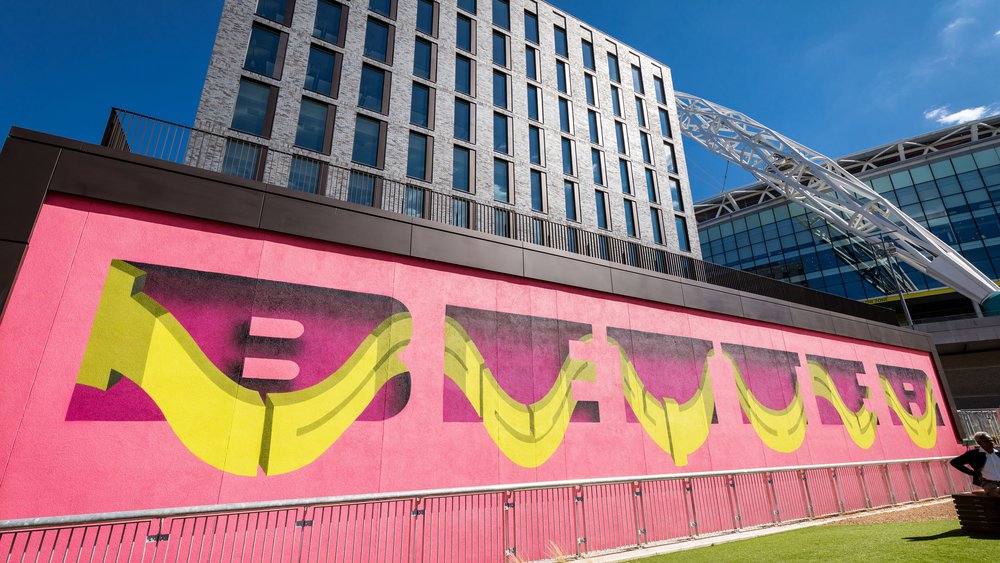 Better Together by Pref, mural in Wembley Park