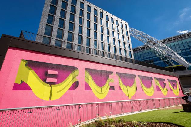 Better Together by Pref, mural in Wembley Park