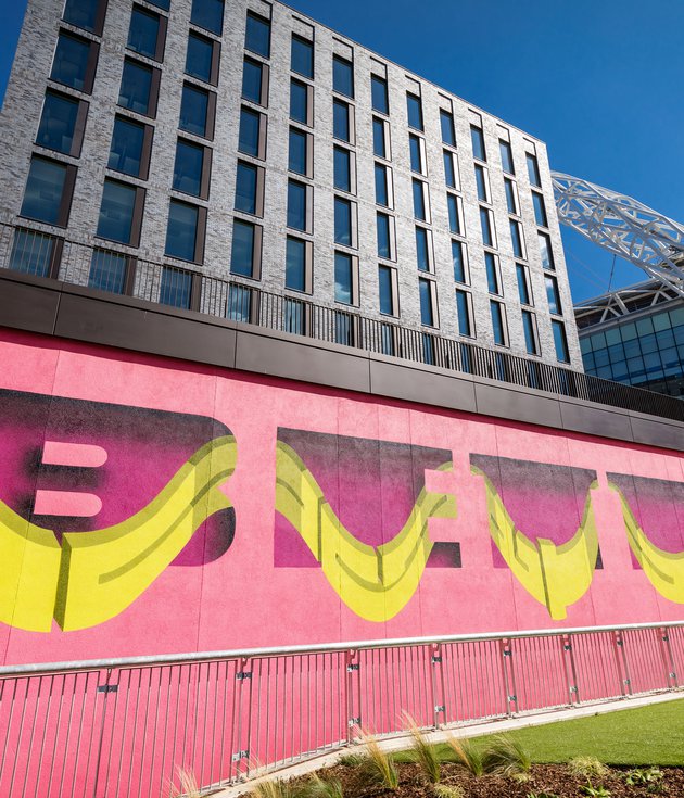 Better Together by Pref, mural in Wembley Park