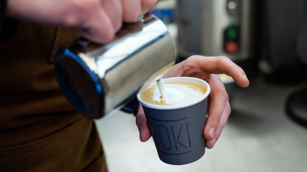 Boki Coffee Pouring in Boxpark Wembley Park