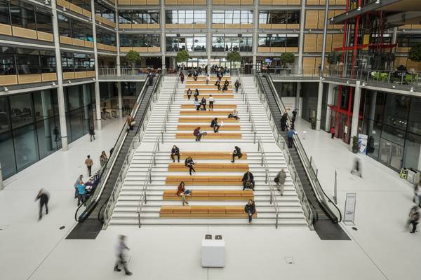 Brent Civic Centre in Wembley Park Stairs in main atrium