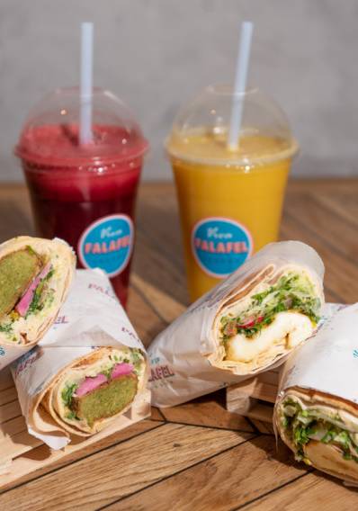 Viva Falafel at BOXPARK Wembley in Wembley Park