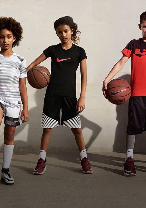 Nike kids at London Designer Outlet in Wembley Park