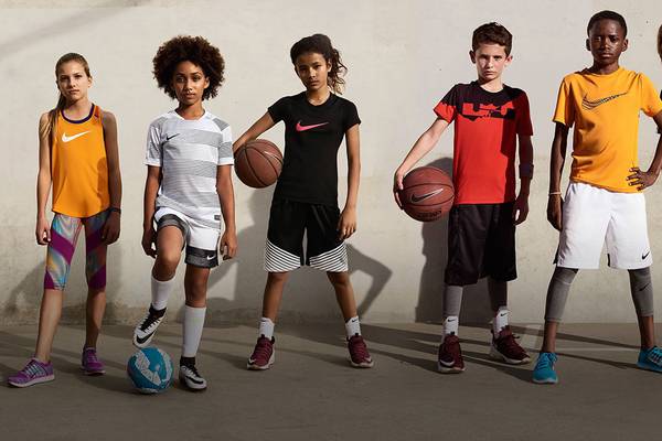 Nike kids at London Designer Outlet in Wembley Park