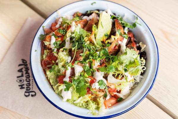 Hola Guacamole Salad in Boxpark Wembley Park