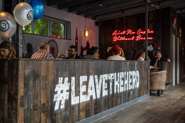 Interiors in Black Sheep Coffee Wembley Park