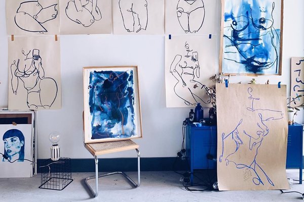 Laxmi Hussain Studio in Second Floor Studios Wembley Park