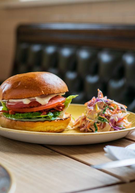 Vegan Burger from Estadio Lounge in Wembley Park