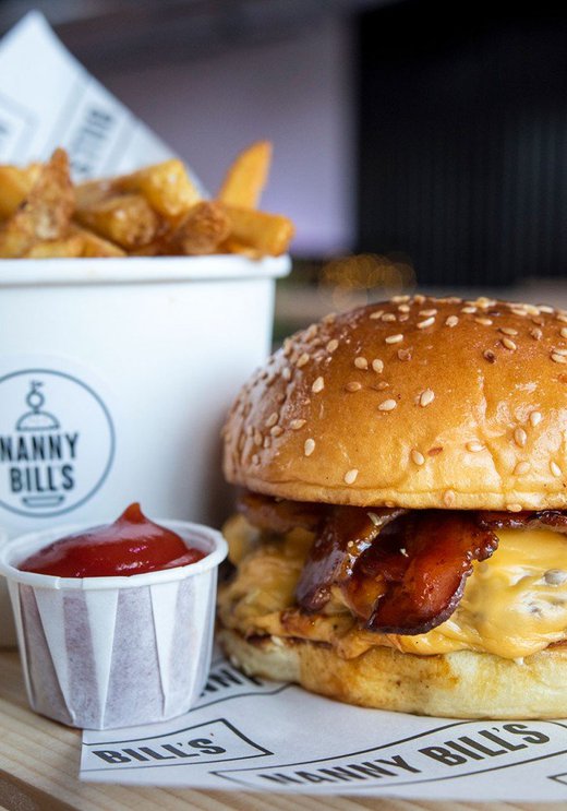 Nanny Bills Burgers in Boxpark Wembley Park