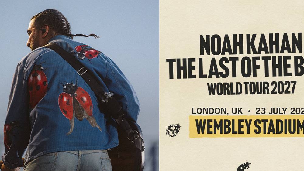 Noah Kahan at Wembley Stadium promotion image