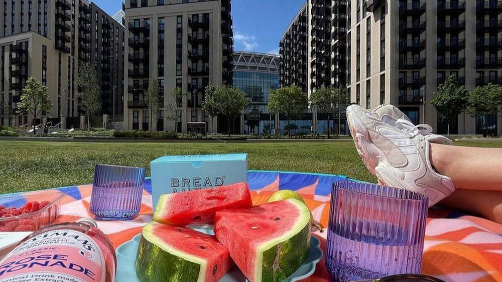 Picnic in Union Park at Wembley Park