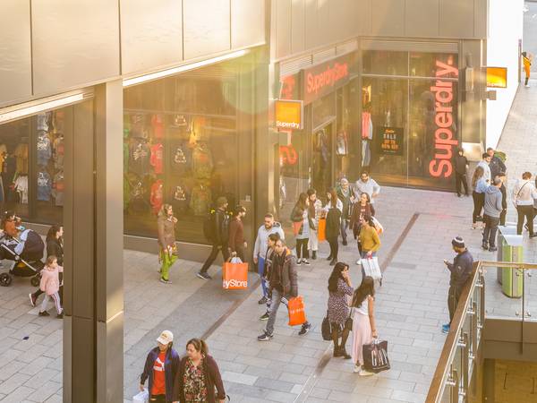 Retail Square at London Designer Outlet in Wembley Park