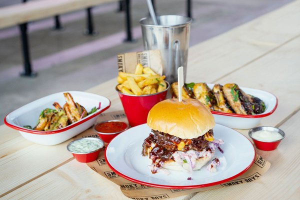 Smoky Boys Saucy Burger in Boxpark Wembley Park