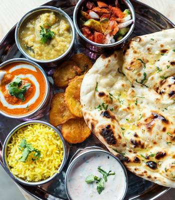 Spice Shack Indian Street Food Platter in Boxpark Wembley Park