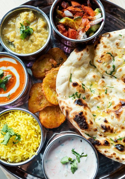 Spice Shack Indian Street Food Platter in Boxpark Wembley Park