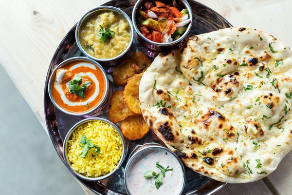 Spice Shack Indian Street Food Platter in Boxpark Wembley Park
