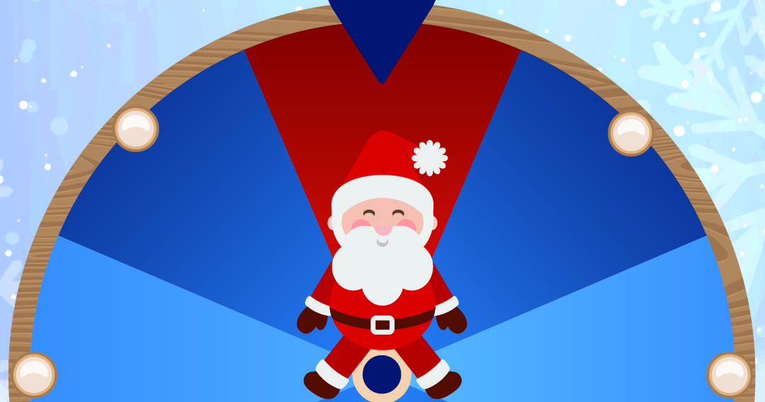Spin the Santa daily prize giveaway