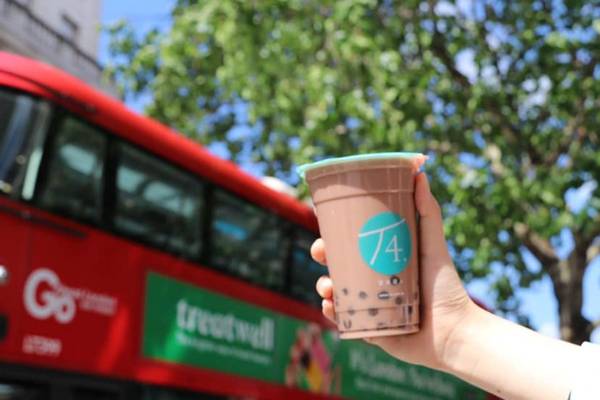 T4 Bubble Tea to Go in Boxpark Wembley Park