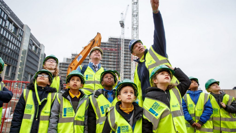 School engagement programme at Wembley Park