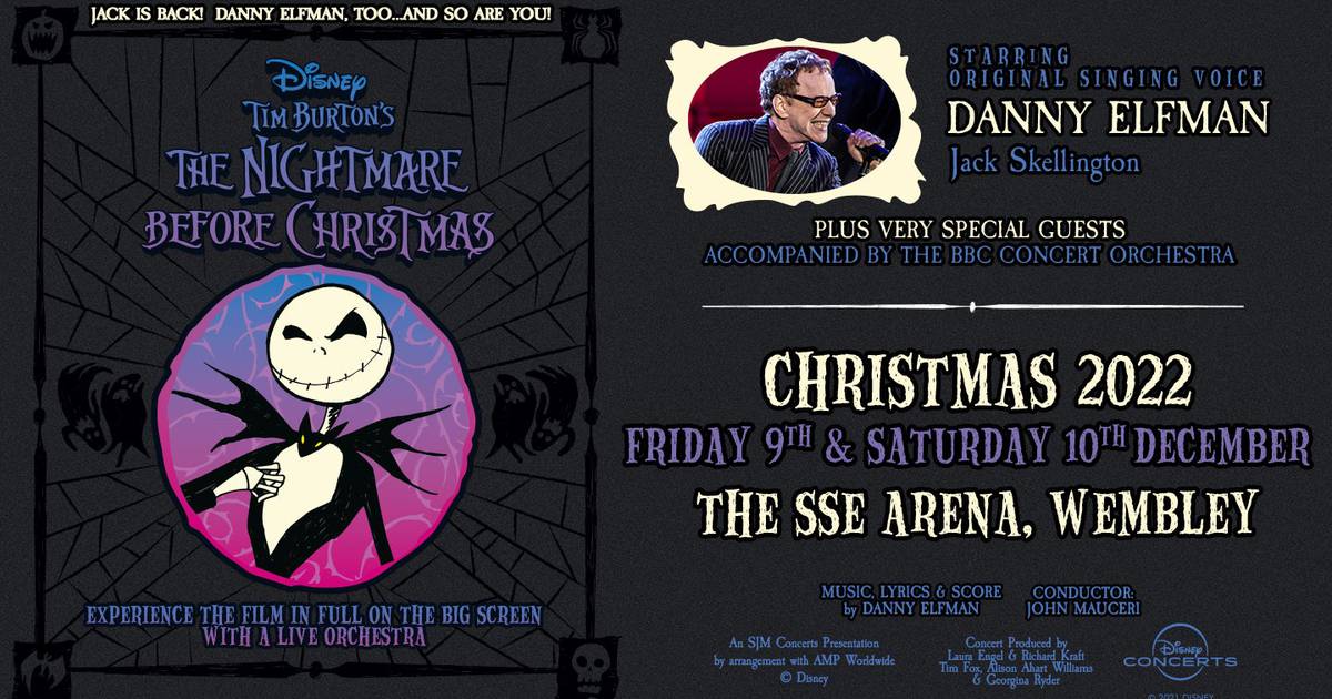 Christmas Concerts In London 2022 Tim Burton's The Nightmare Before Christmas Live