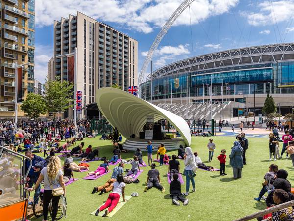 Yoga in Samovar Space at Wembley Park