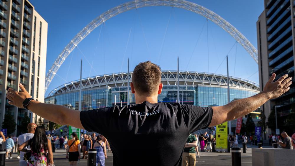 Coldplay Wembley Stadium 2025 concert