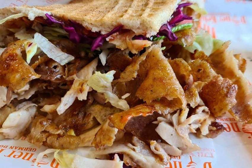 Шаурма гурман. German Doner Kebab. Немецкая шаурма.