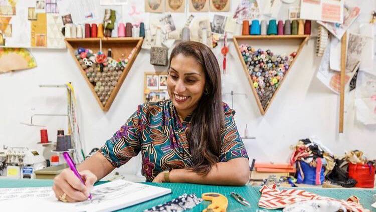 House of Bilimoria, sustainable cultural textiles at Second Floor Studios in Wembley Park