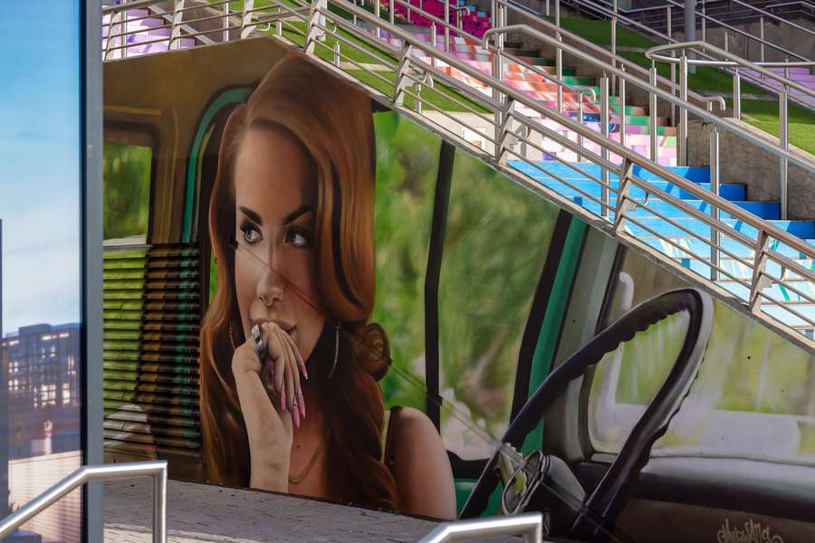 Lana Del Rey Mural | Wembley Park Art Trail