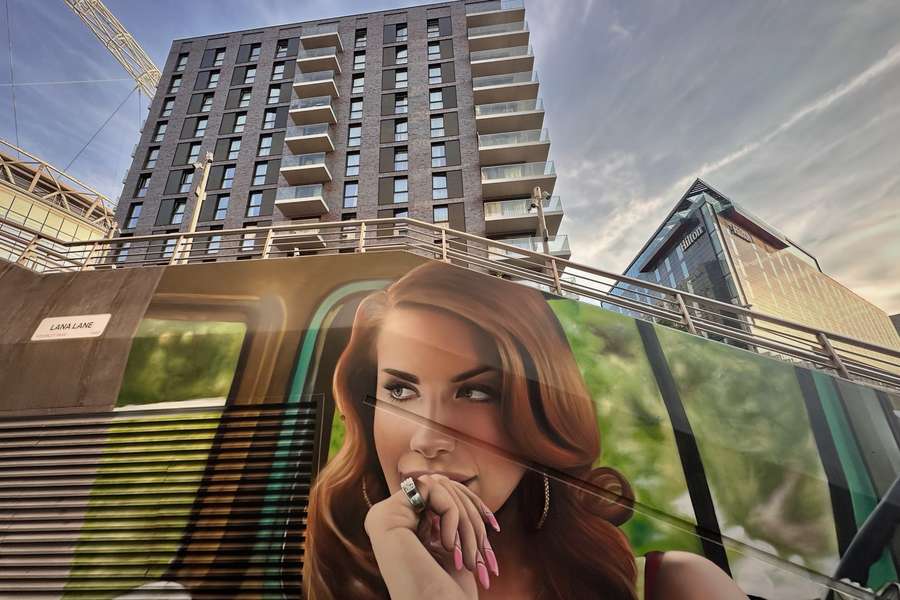 Lana Del Rey Mural | Wembley Park Art Trail