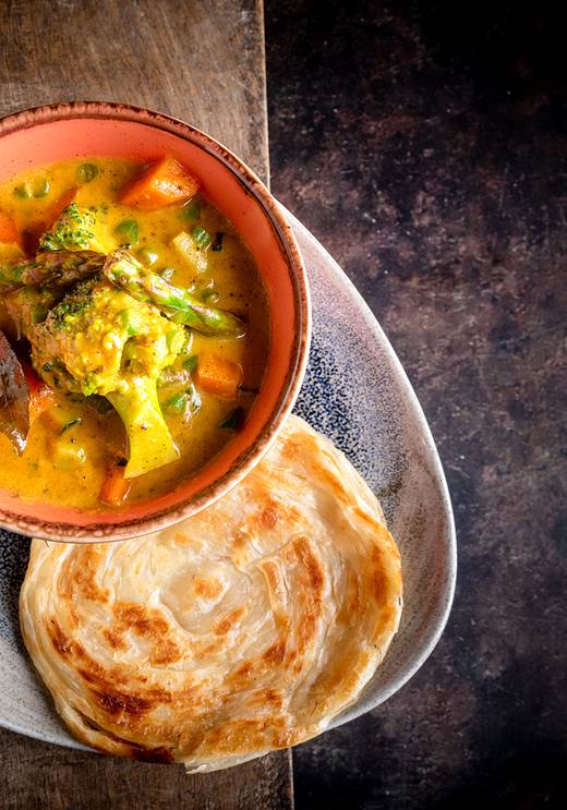 Masalchi Wembley Park Subz Nariyal Korma Paratha