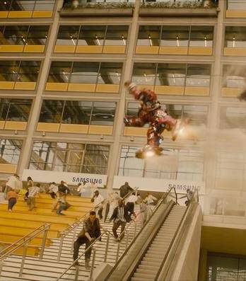 Avengers scene featuring Brent Civic Centre in Wembley Park