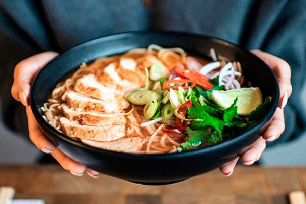 Ramen from Wagamama at London Designer Outlet in Wembley Park