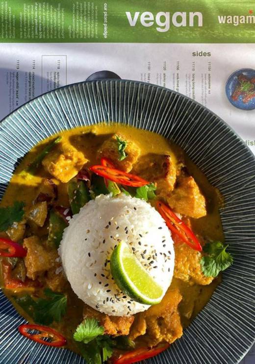 Tofu Raisukaree from Wagamama at London Designer Outlet in Wembley Park